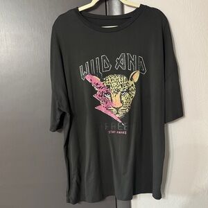 Distressed Grey Graphic Tee